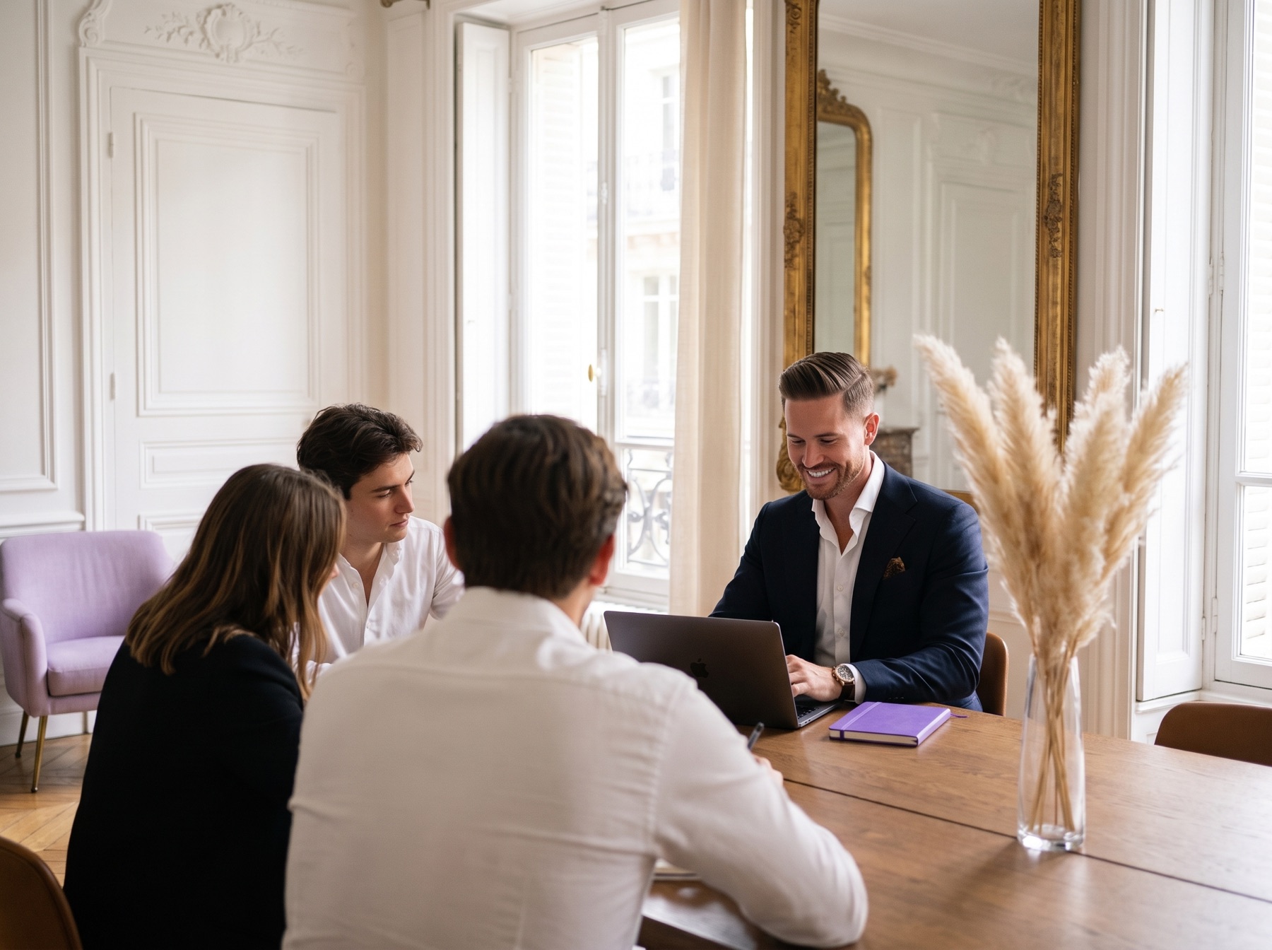 Olivier Maciejewski en rendez-vous de travail